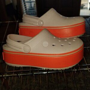 Crocs platforms Kids Size J1